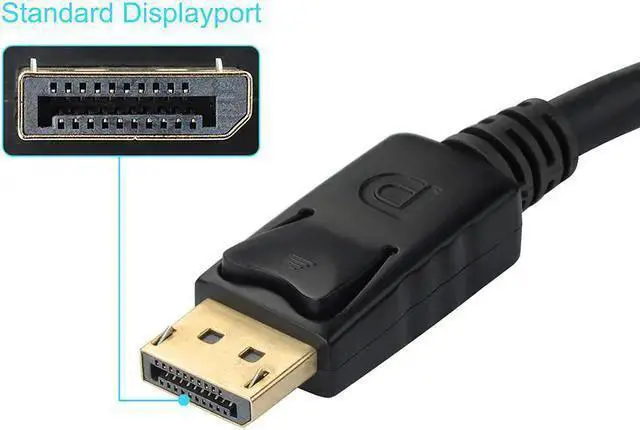 Alt view image 11 of 14 - Black 1080P 20 Pin DP DisplayPort Male To 15 Pin VGA Female Adapter Cable Converter for Macbook, ThinkPad, PC, Laptop, Digital Monitor, Projector, Computers