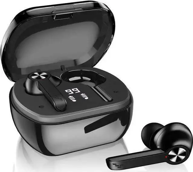 Main image of Bluetooth Earphone in Ear Headphones Wireless, Bluetooth 5.1 Sport Headset with Active Noise Cancellation, True Wireless Earbuds HD Stereo and HD Sound Quality with Microphone (Black)
