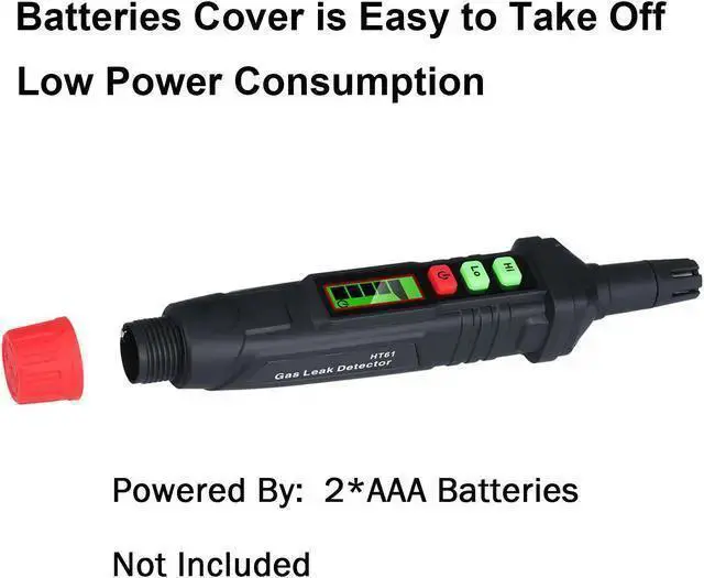 Alt view image 14 of 15 - Gas Leak Detector, Portable Handheld Natural Gas Analyzer PPM Meter High Low Sensitivity Adjustable with LCD Display Locates Combustible Gas Like LPG, LNG, Methane & Butane Gases, Carbon Monoxide