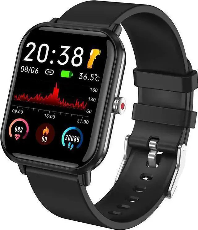 Main image of Smart Watch, Fitness Tracker with 24 Sports Modes, 5ATM Swimming Waterproof, Blood Oxygen Heart Rate Sleep Monitor Step Calorie Counter, 1.7" Touchscreen Smartwatch Fitness Watch for Android IOS Phone