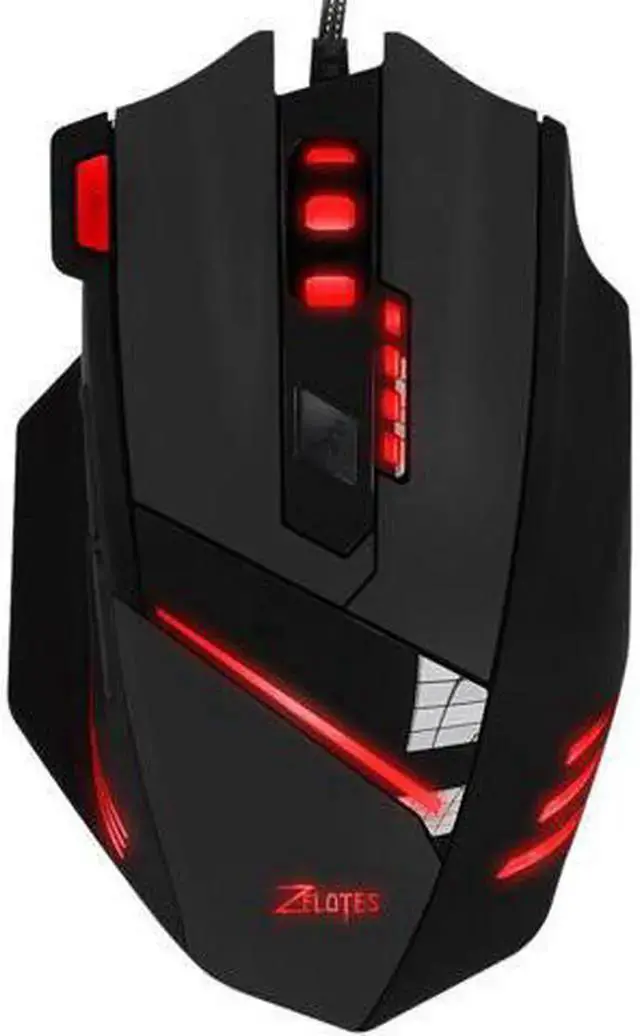 Alt view image 9 of 14 - PC USB Gaming mice T60 7200 DPI Wired Computer Mice 7 Buttons Multi-Modes LED Lights Gaming Mouse for PC Mac