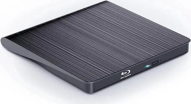 Main image of External Blu-ray CD/DVD Drive, External Blu-ray CD DVD Burner, External DVD CD Drive Portable 3D Blu Ray DVD Burner with USB3.0 and Type-C Port, Suitable for Windows XP/7/8/10 MacOS