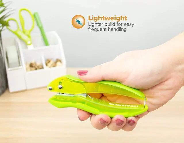 Alt view image 5 of 6 - Bostitch Office inLIGHT Reduced Effort One-Hole Punch, One Unit per Package, Assorted Colors, No Color Choice (2401)