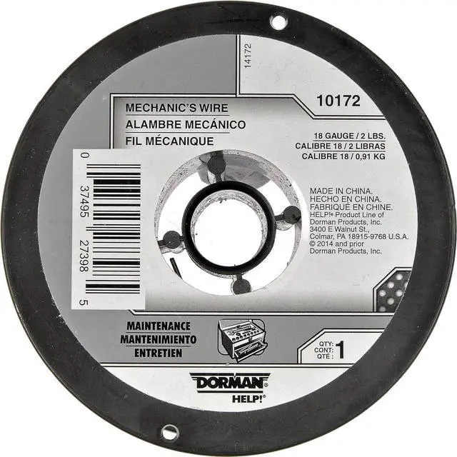 Alt view image 2 of 2 - Dorman 10172 Mechanics Wire 18 Gauge 2 Pound Spool Universal Fit