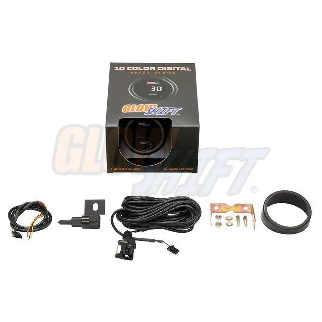 Alt view image 6 of 6 - 10 Color Digital Ambient Outside Air Temp Gauge Kit, 2-1/16" 52mm