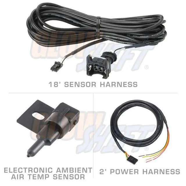 Alt view image 4 of 6 - 10 Color Digital Ambient Outside Air Temp Gauge Kit, 2-1/16" 52mm