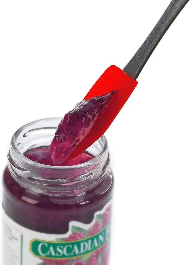 Alt view image 5 of 6 - PrepSolutions Mini Silicone Spatulas Set of 2, Flexible, Heat-Resistant, Ideal for Mixing & Scraping