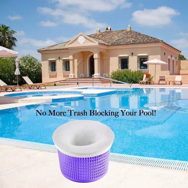 Alt view image 7 of 7 - Coopache 30 Pack of Pool Skimmer Socks Filters Baskets Trap Debris Leaves | Elastic Pool Socks & Filter Socks Trap Tiny Debris For In-Ground & Above-Ground Pools, Keeps Sand Filters Clean