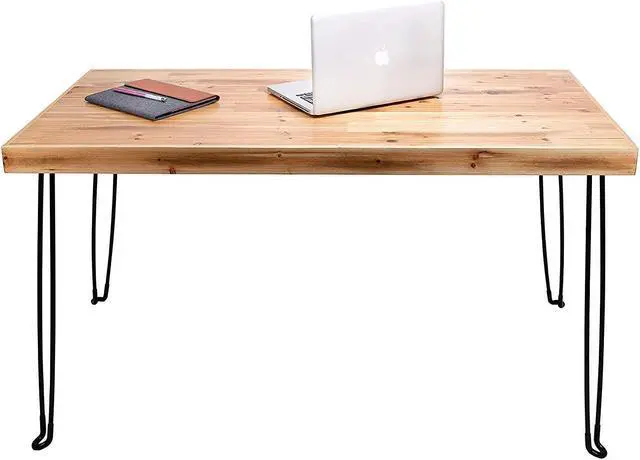 Alt view image 4 of 7 - Sleekform Folding Desk Lightweight Portable Wood Table, Small Wooden Foldable No Assembly Required