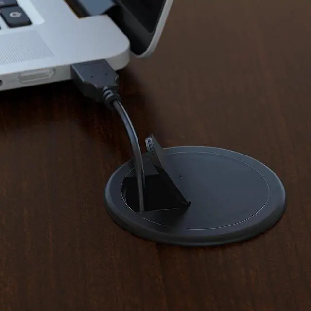 Alt view image 4 of 7 - Bush Business Furniture Series C 48W x 30D Shell Desk in Mocha Cherry