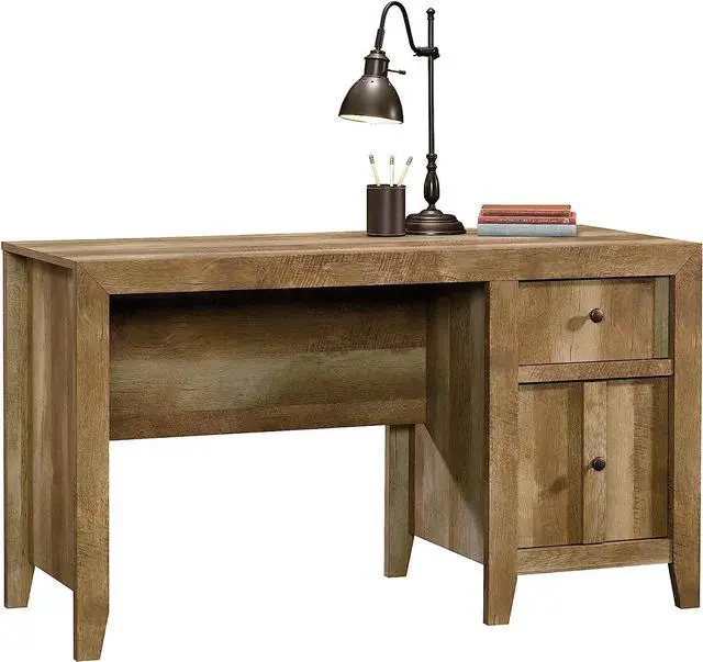 Alt view image 4 of 7 - Sauder Dakota Pass Desk, Craftsman Oak finish