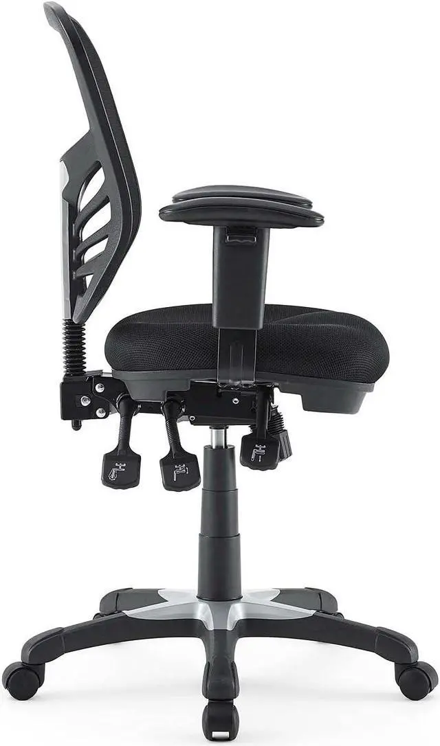 Alt view image 6 of 7 - Modway EEI-757-BLK Articulate Ergonomic Mesh Office Chair in Black