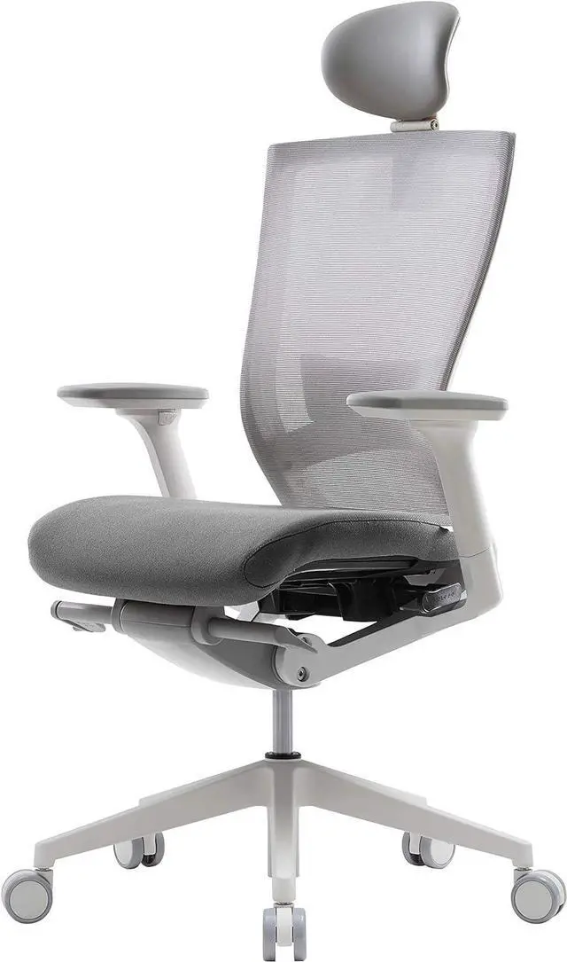 Main image of SIDIZ T50 Ergonomic Office Chair : High Performance Home Office Chair with Adjustable Headrest, Lumbar Support, 3D Armrest, Seat Depth, Mesh Back Computer Chair, Alternative Gaming Chair (Gray)