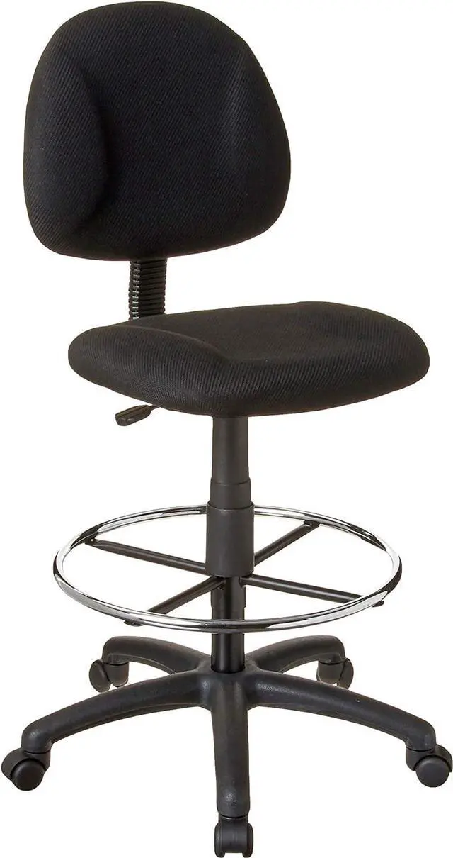 Main image of Boss Office Products Ergonomic Works Drafting Chair without Arms in Black