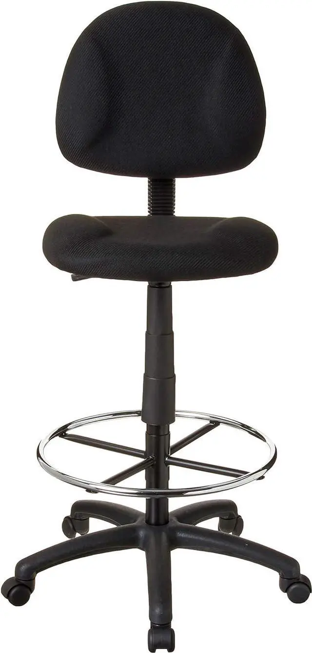 Alt view image 3 of 7 - Boss Office Products Ergonomic Works Drafting Chair without Arms in Black