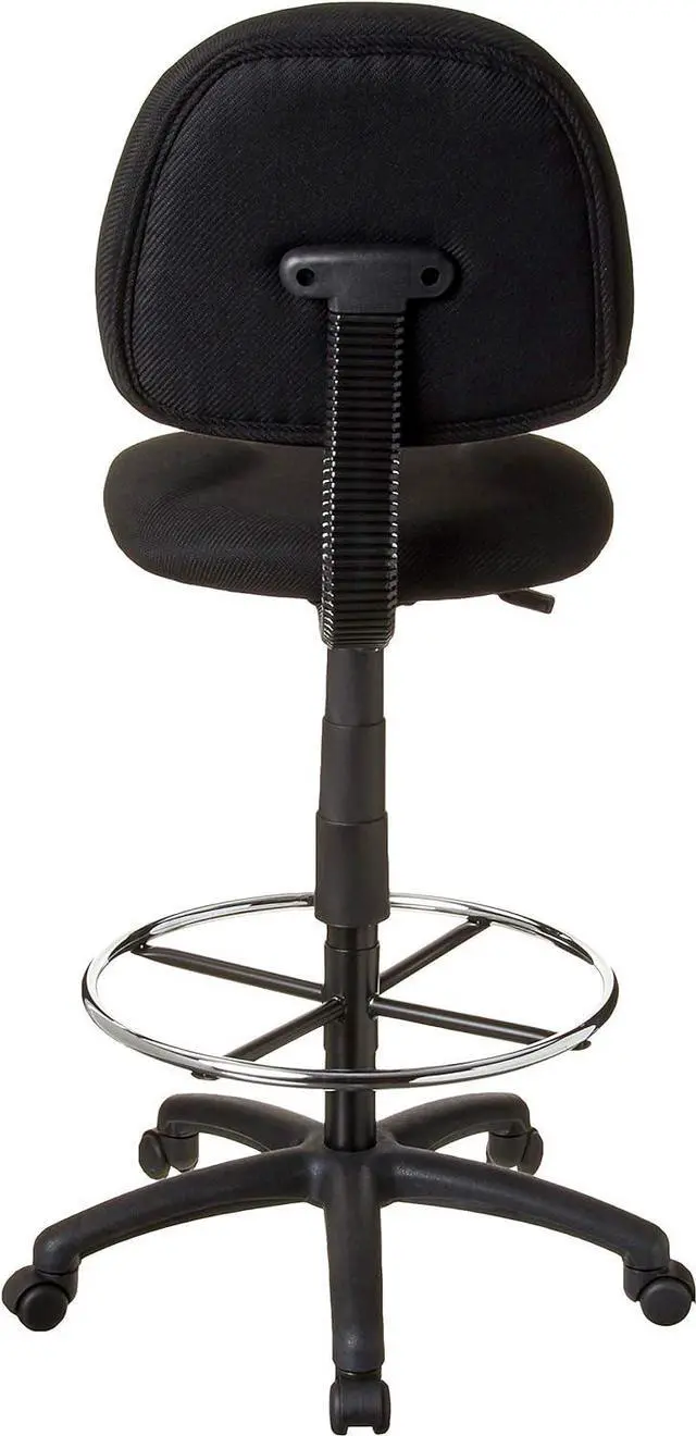 Alt view image 4 of 7 - Boss Office Products Ergonomic Works Drafting Chair without Arms in Black