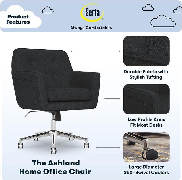 Serta Ashland Ergonomic Home Office Chair with Memory Foam