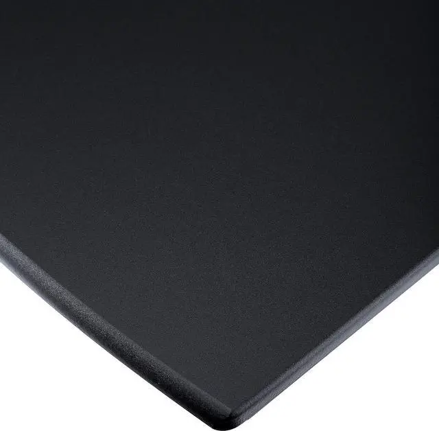 Alt view image 7 of 7 - Classics Airlift Height Adjustable Mobile Rolling Laptop Cart Computer Workstation Desk Table for Home, Office, Classroom, Hospital, w/Wheels, Flat (24") (New Model), Black