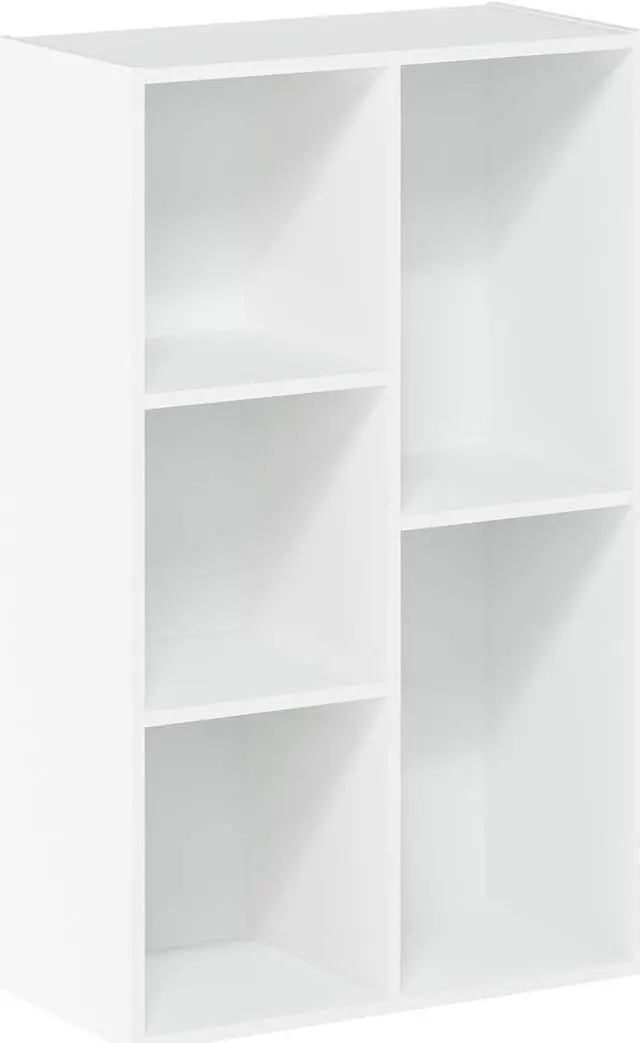 Main image of Furinno Luder Bookcase / Book / Storage , 5-Cube, White