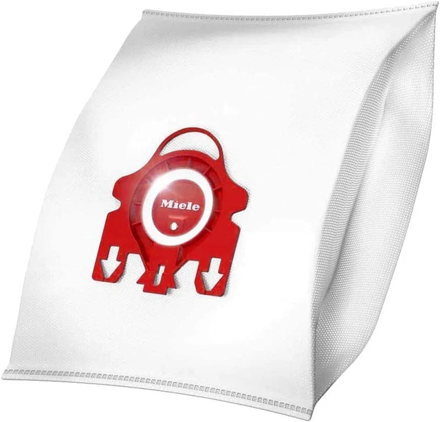 Alt view image 2 of 3 - Miele Original Allergy XL Pack AirClean 3D FJM Vacuum Cleaner Bags, 8 x Bags, 1 x HEPA Filter