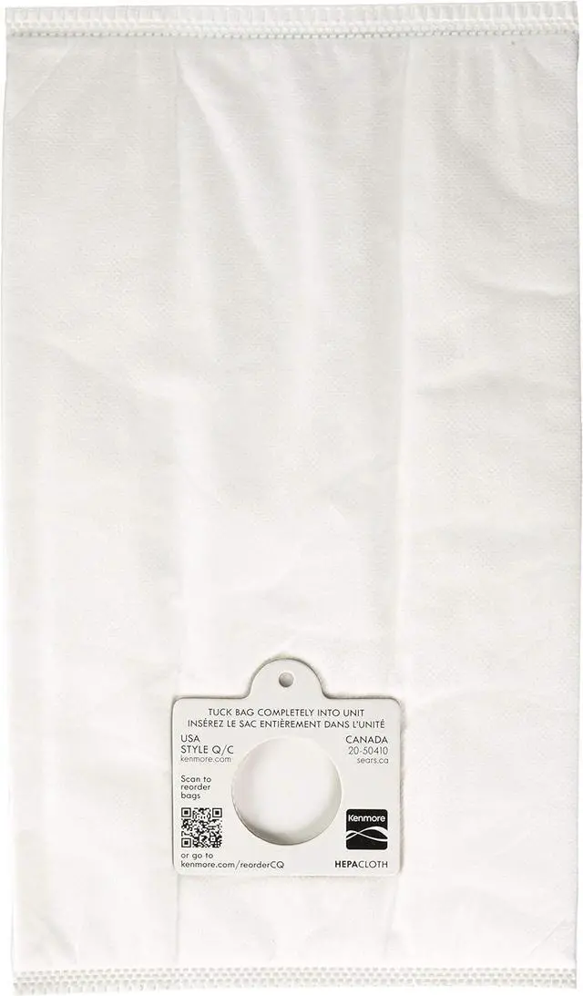 Main image of 53292 Style Q HEPA Cloth Vacuum Bags for Canister Vacuum Cleaners 6 pack