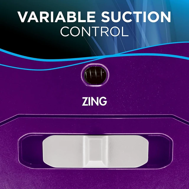 Alt view image 4 of 6 - Bissell Zing Lightweight, Bagged Canister Vacuum, Purple, 2154A