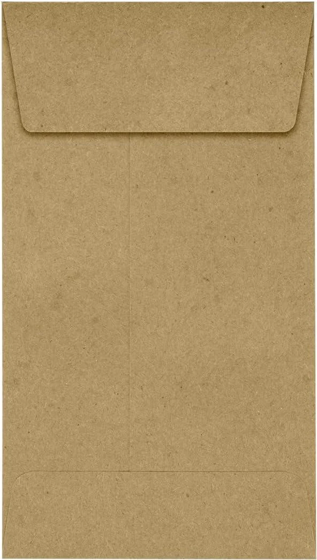 Main image of 5 1/2 Coin Envelopes | Peel & Press | 3 1/8" x 5 1/2" | Grocery Bag Brown | 70lb. Text | 50 Qty