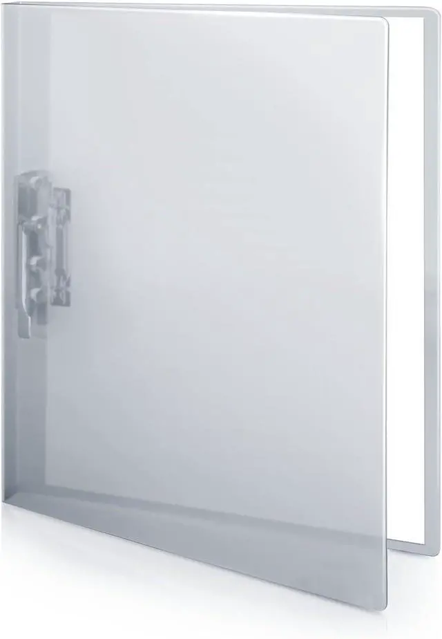 Main image of CRANBURY Punchless Clamp Binder, Ringless 8.5x11 Folder, Dusky Gray
