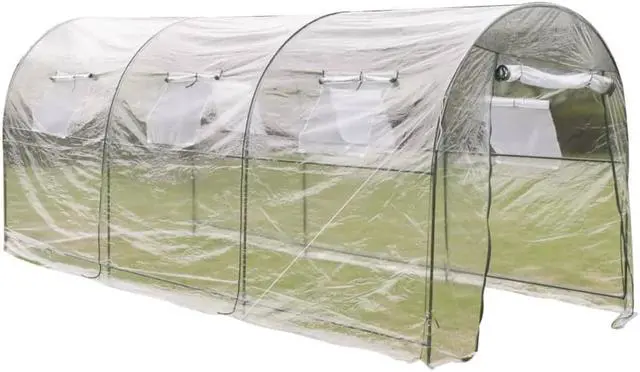 Alt view image 2 of 10 - vidaXL Greenhouse Grow House Green House for Outdoor Patio Plant Growing Large