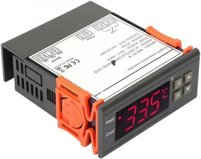 Alt view image 4 of 7 - MH1301B Digital Thermostat Adjustable Electronic Microcomputer Temperature Controller Switch AC220V Microcomputer Controlling