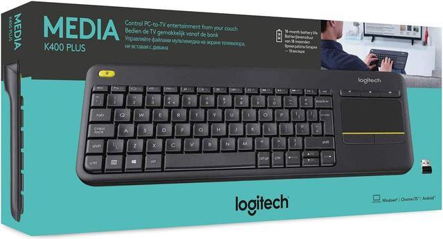 aflange Champagne fløjl Logitech K400 Plus Wireless Touch Keyboard (920-007119) Gaming Keyboards -  Newegg.com
