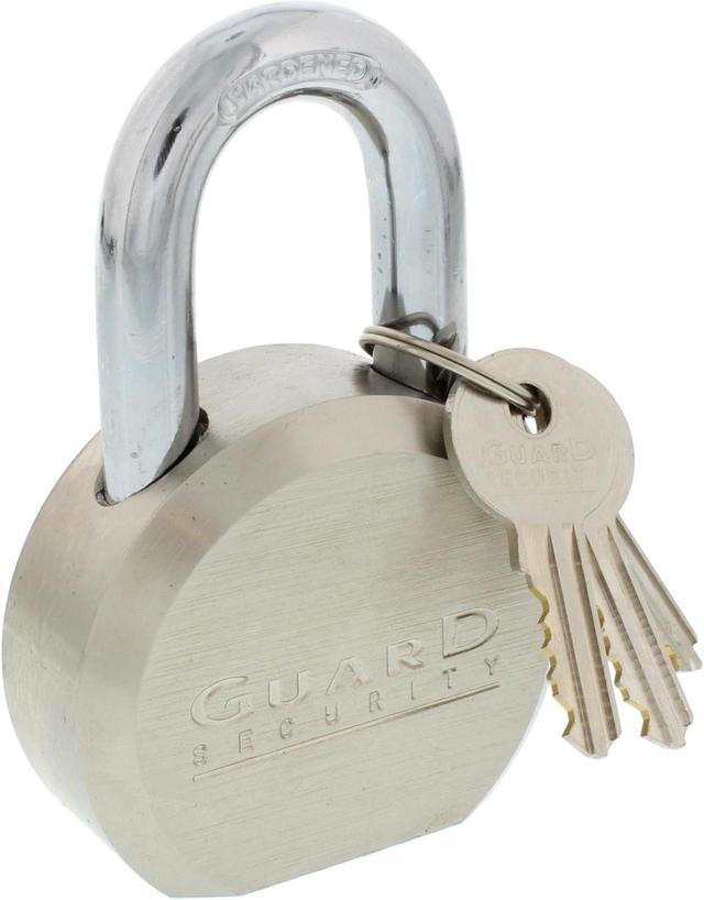 Guard Security 365 Commercial-Grade 2-5/8-inch High-Security Steel Padlock  with Keys, Keyed Alike Padlock 