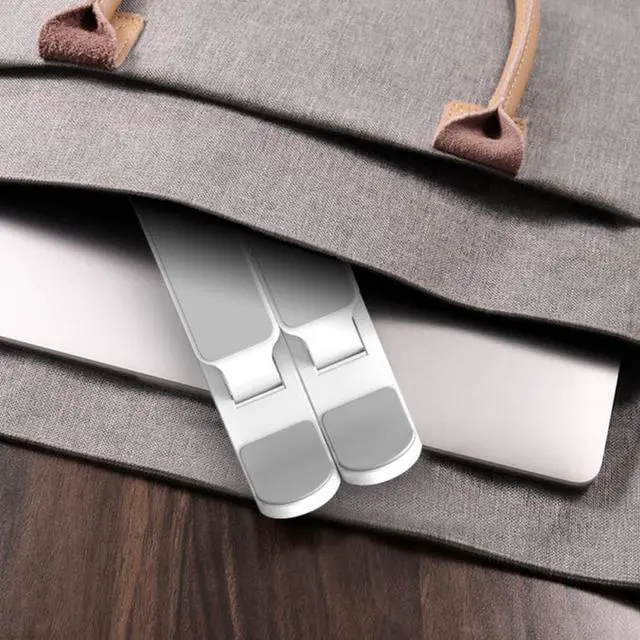 Alt view image 5 of 6 - Foldable Adjustable Laptop Tablet Stand Non Slip Desktop Holder Mounts Laptop Accessories For Macbook Pro Air Notebook Stand
