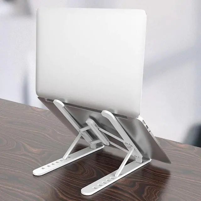 Alt view image 5 of 6 - Portable Laptop Stand Foldable Notebook Cooling Bracket Height Adjustable Laptop Holder Support Computer Cooling Bracket Riser