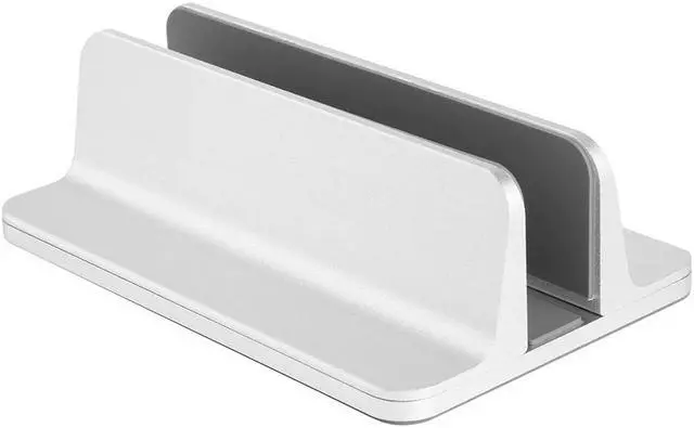 Main image of Vertical Laptop Stand for Macbook Air Pro Desktop Double Desktop Stand Holder with Adjustable Dock