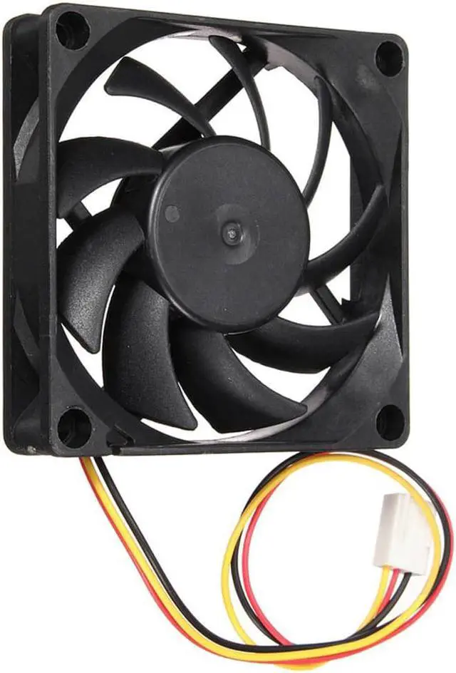 Alt view image 5 of 5 - Quiet 7cm/70mm/70x70x15mm 12V Computer/PC/CPU Silent Cooling Case Fan
