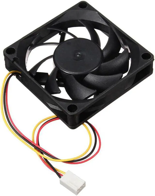 Alt view image 3 of 5 - Quiet 7cm/70mm/70x70x15mm 12V Computer/PC/CPU Silent Cooling Case Fan