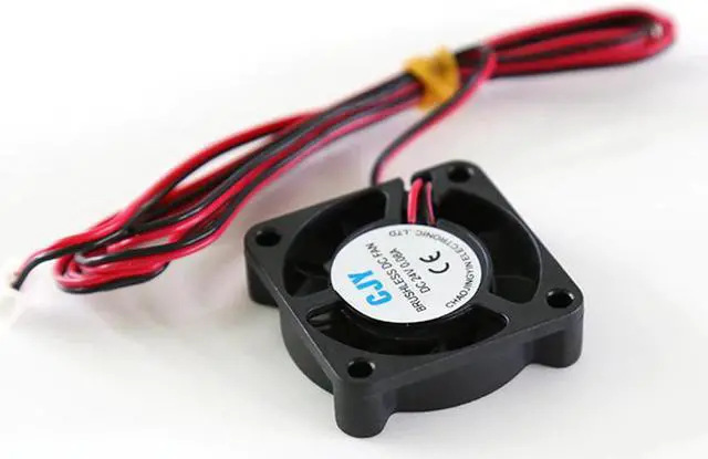 Alt view image 3 of 5 - 40mm Cooling Fan 40x40x10mm Cooler 24V 2pin Computer Case Cooling Fan Heatsink Fan 3D Printer Fan