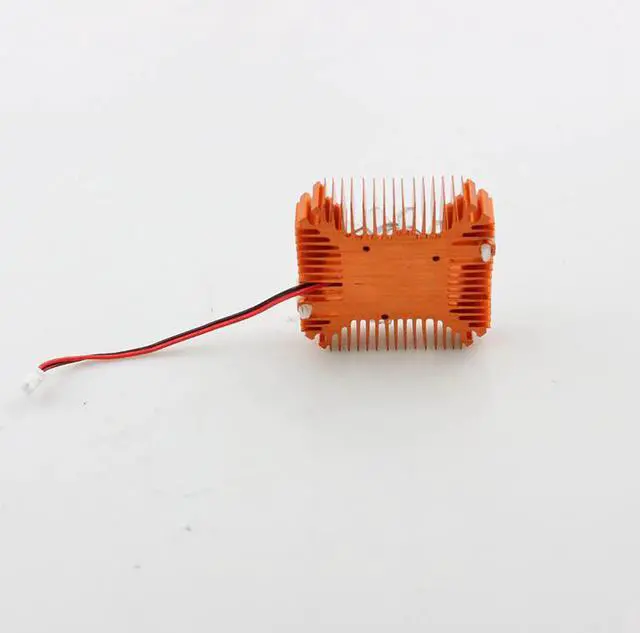 Alt view image 6 of 6 - 55mm 2 PIN Graphics Cards Cooling Fan Heatsink Cooler Fit For Personal Computer Components Aluminum Gold Fans Cooler