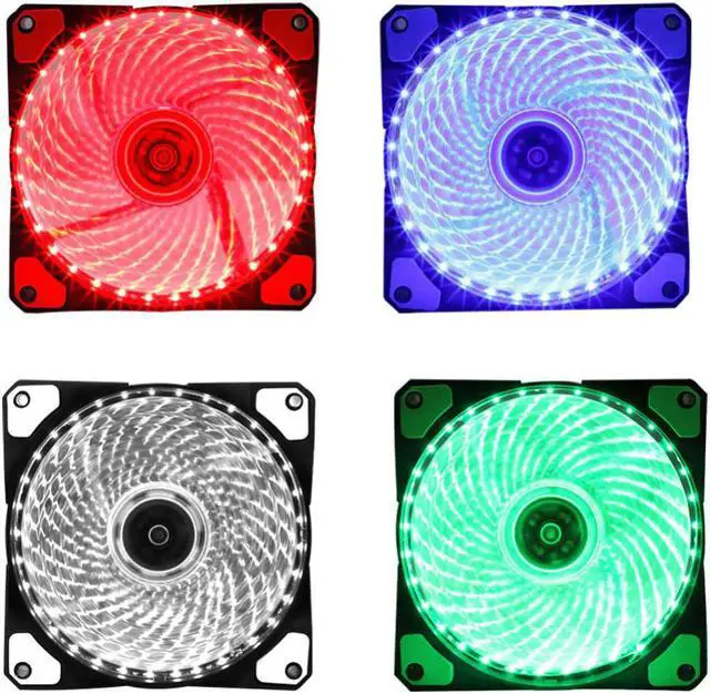 Main image of Rainbow Colorful RGB Lights Adjustable Color Cooling Fan 120mm LED PC Computer Silent Case Fan Controller 2019 NEW