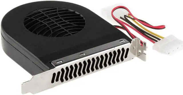 Alt view image 3 of 5 - Cooling Fan Turbine Radiator PCI Slots Desktop Exhaust Fan for Laptop Computer Chassis P0.11