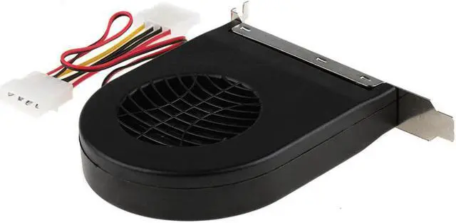 Alt view image 2 of 5 - Cooling Fan Turbine Radiator PCI Slots Desktop Exhaust Fan for Laptop Computer Chassis P0.11