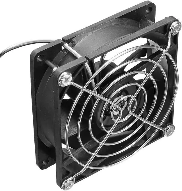 Alt view image 5 of 6 - 5V 80mm Computer Fan Portable USB Cooler Small PC CPU Cooling Computer Components Cooling Accessories Black Low Noise