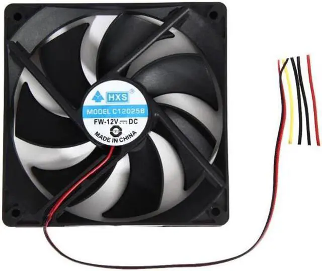 Alt view image 3 of 6 - 1pcs 120mm 120x25mm 12V 4Pin DC Brushless PC Computer Case Cooling Fan 1800RPM Notebook Desktop Cpu Radiating Drop Shipping