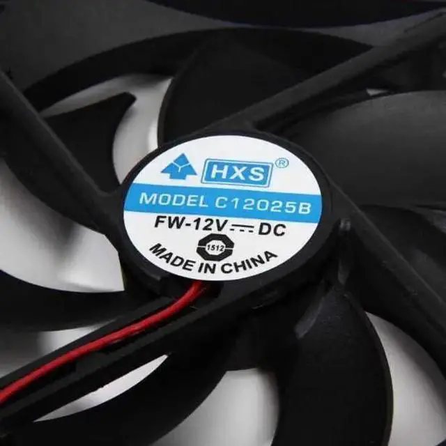 Alt view image 6 of 6 - 1pcs 120mm 120x25mm 12V 4Pin DC Brushless PC Computer Case Cooling Fan 1800RPM Notebook Desktop Cpu Radiating Drop Shipping