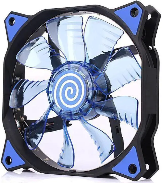 Alt view image 2 of 6 - 120mm PC Computer Ultra Silent Fan Heatsink Cooler Cooling Fans High end Streamer Host Fan with Anti vibration Pad