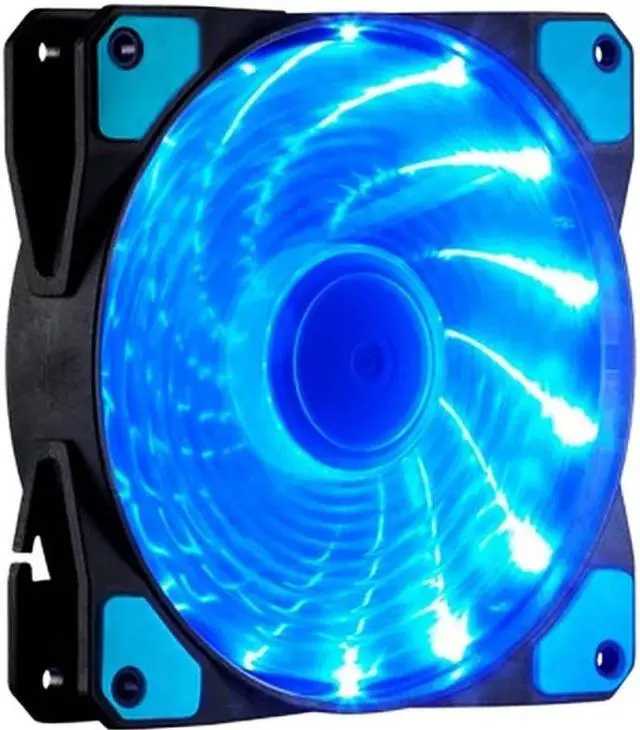 Alt view image 3 of 6 - 120mm PC Computer Ultra Silent Fan Heatsink Cooler Cooling Fans High end Streamer Host Fan with Anti vibration Pad
