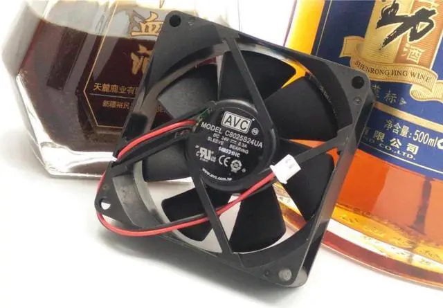 Main image of Avc c8025s24ua 24v 0.3a inverter fan 8cm 8025 80x80x25mm 80mm server inverter blower cooling cooler