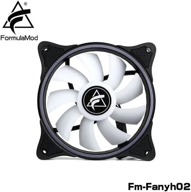 Alt view image 4 of 6 - FormulaMod Fm Fanyh02 120mm PWM Fan 5v 3Pin RGB Multipurpose Radiator Cooler Hydraulic Bearing 9 Large size Blades