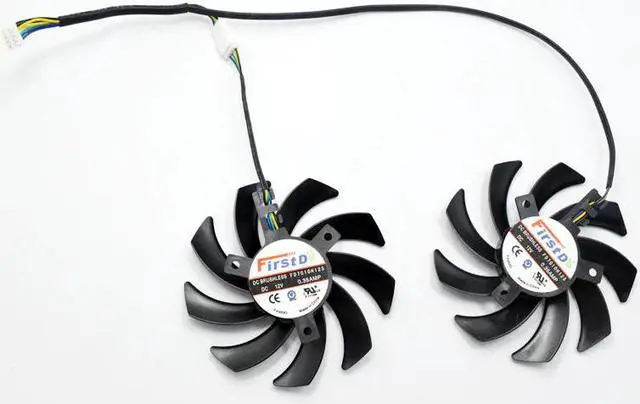 Main image of 2Pcs/Lot New 85mm FD7010H12S Dual Cooler Fan Replace For HIS R9 280X R9 290 R9 390 HD7950 HD7970 Graphics Card Cooling Fans